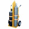 Vestil Steel Torch Cart-Lift Eye-Fire Proof with Foam Filled Wheels, 500 lb Capacity, Yellow CYL-EH-FP-FF